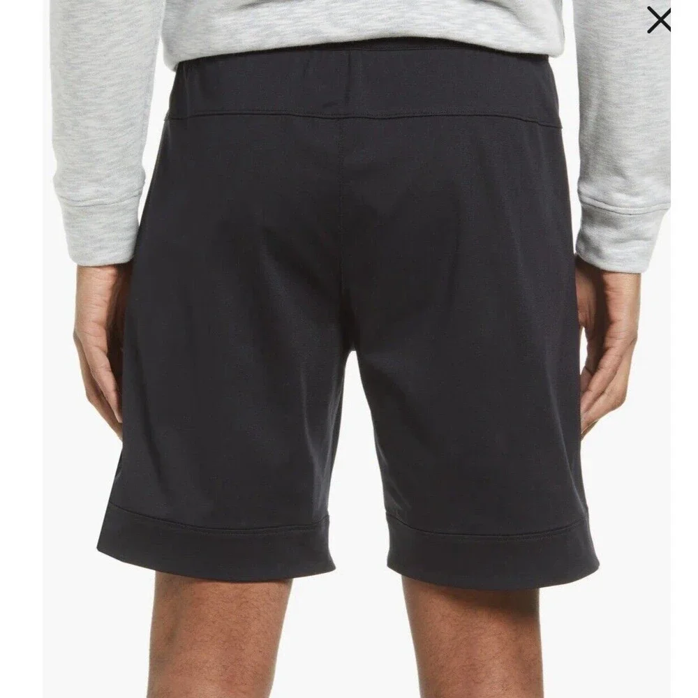 Vince Men Modern Pull-On Jogger Short In Black Sz XL New